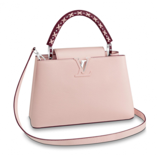 Kabelka Louis Vuitton CAPUCINES PM M52388 RŮŽOVÁ