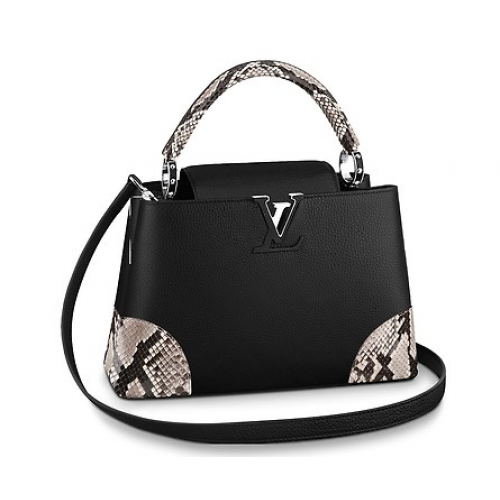 Kabelka Louis Vuitton CAPUCINES PM N94410 černá