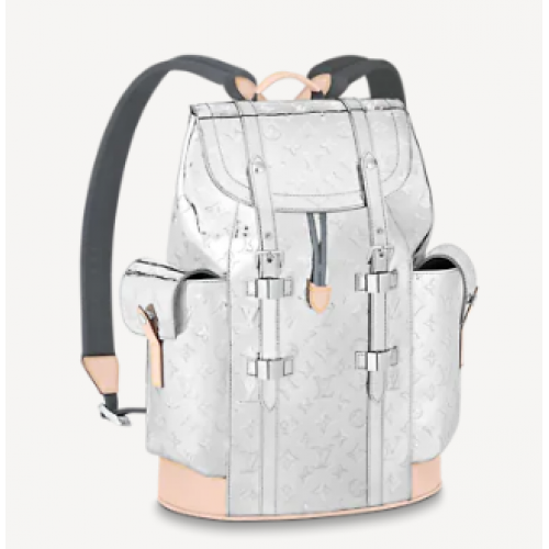 Kabelka Louis Vuitton CHRISTOPHER PM M58756 stříbrná