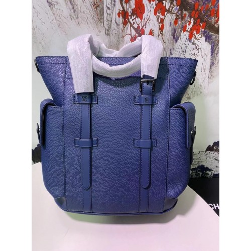 Kabelka Louis Vuitton CHRISTOPHER TOTE M58479 tmavě modrá