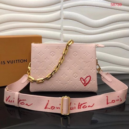 Polštářek Louis Vuitton PM M57790 růžový