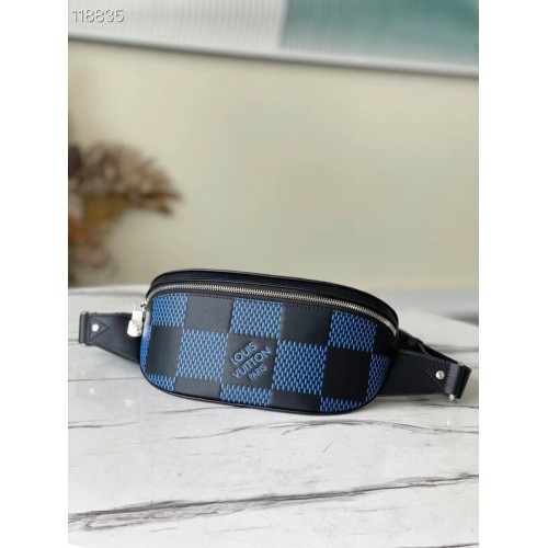 Plátěná ledvinka Louis Vuitton N50022 modrá