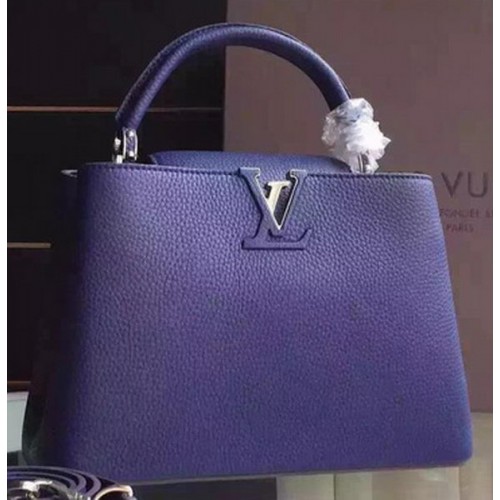 Taška Louis Vuitton Capucines BB Tote M94754 modrá