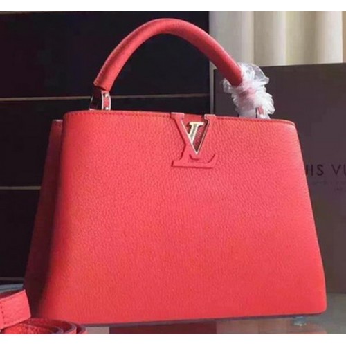 Kabelka Louis Vuitton Capucines BB Tote M94754 červená