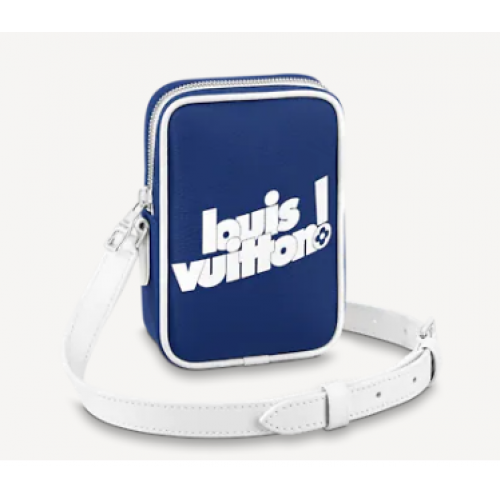 Kabelka Louis Vuitton DANUBE PPM M45893 modrá