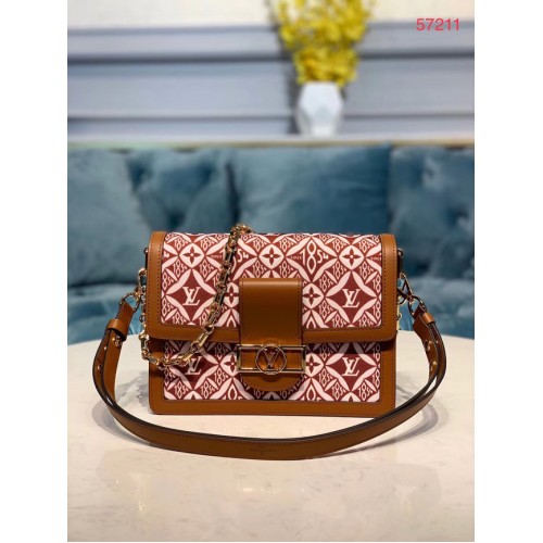Kabelka Louis Vuitton DAUPHINE M57211 hnědá