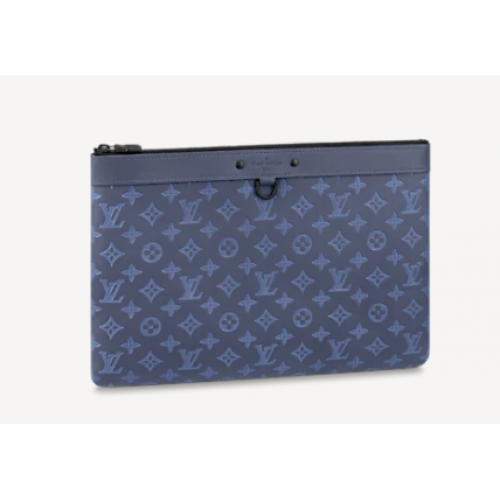 Kabelka Louis Vuitton DISCOVERY POCHETTE GM M80425 tmavě modrá