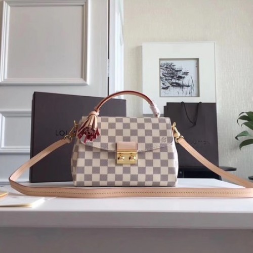 Louis Vuitton Damier Azur plátěná taška Croisette N41581