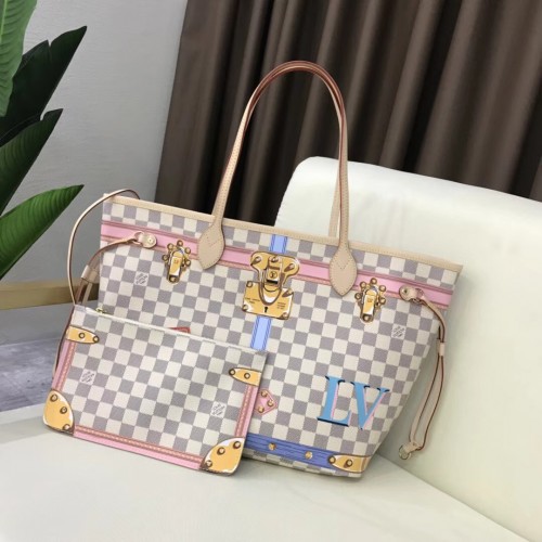 Louis Vuitton Damier Azur Canvas originální neverfull mm B40156