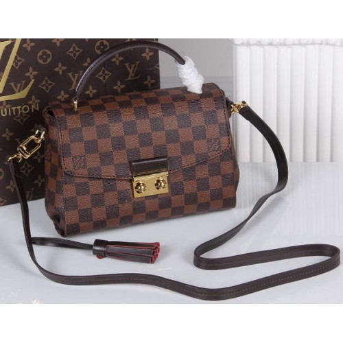 Louis Vuitton Damier Ebene plátěná taška CROISETTE N41581