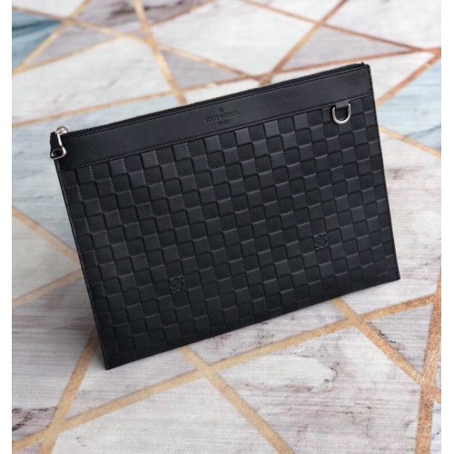 Louis Vuitton Damier Graphite Canvas DISCOVERY POCHETTE N41696 černá