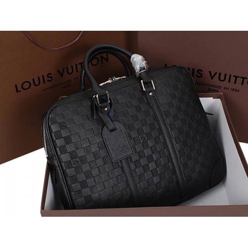 Pouzdro na cestovní doklady Louis Vuitton Damier Infini M95520 černý
