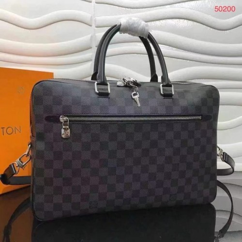 Louis Vuitton Dvojitá rukojeť GRAND SAC M50200 černá