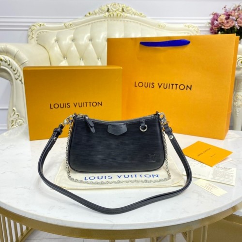 Louis Vuitton EASY POUCH ON RAMEČEK M80471 ČERNÁ