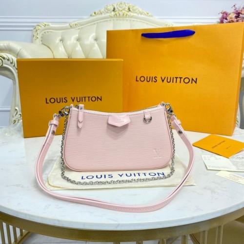 Louis Vuitton EASY POUCH ON RAMEČEK M80471 RŮŽOVÁ