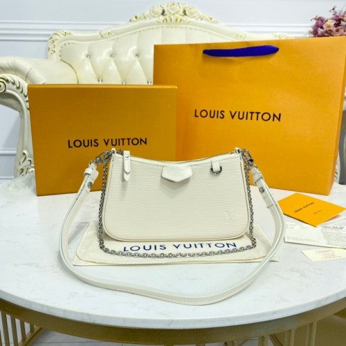 Kabelka Louis Vuitton EASY POUCH NA PÁSKU M80471 BÍLÁ