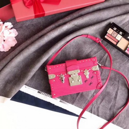 Kabelka Louis Vuitton Epi Leather PETITE MALLE M50519 růžová