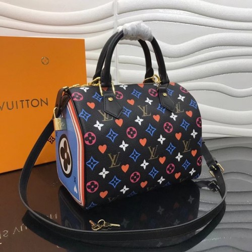 Louis Vuitton GAME ON SPEEDY BANDOULIERE 25 M57466 černá