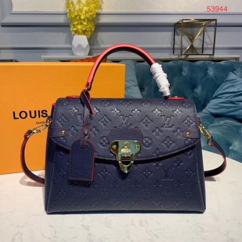 Louis Vuitton Georges MM Monogram Empreinte Originální kůže M53944 Navy