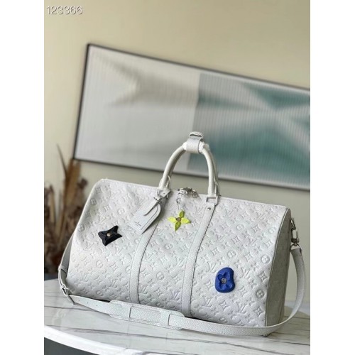Kabelka Louis Vuitton KEEPALL 50 M20901 béžová