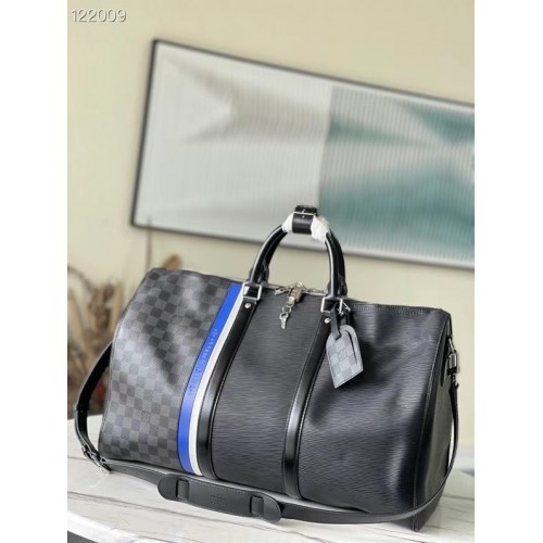 Louis Vuitton KEEPALL BANDOULIERE 45 M56660 ČERNÁ