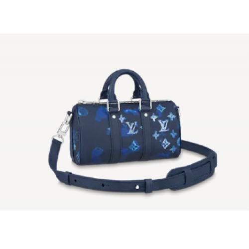 Kabelka Louis Vuitton KEEPALL XS M57844 Inkoustová akvarelová