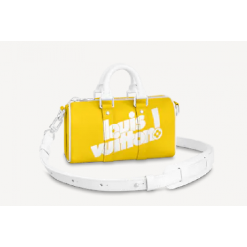 Kabelka Louis Vuitton KEEPALL XS M80842 žlutá