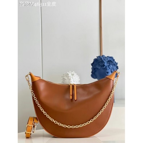 Kabelka Louis Vuitton LOOP HOBO M46311 Hnědá
