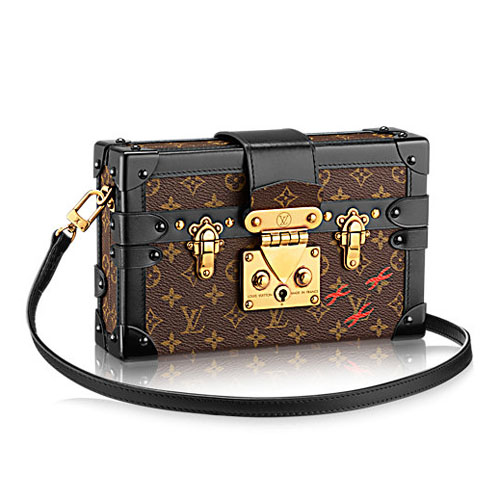 Plátěná kabelka Louis Vuitton M40273 Petite Malle s monogramem