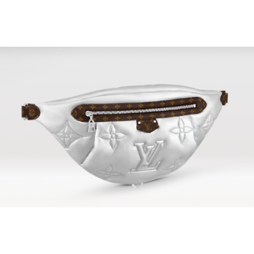 Louis Vuitton MAXI LEDOVÁ BAG M20971 Stříbrná