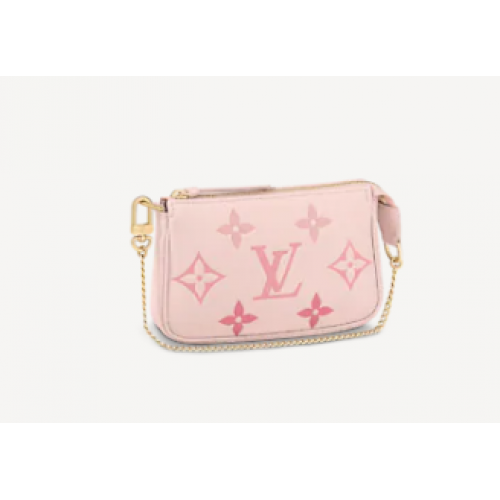 Louis Vuitton MINI POUCHETTE DOPLŇKY M80501 Rosebud Pink