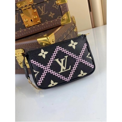 Louis Vuitton MINI POCHETTE PŘÍSLUŠENSTVÍ M81140 černá