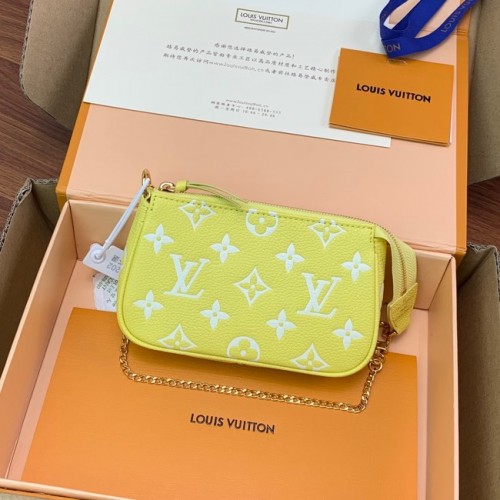 Louis Vuitton MINI POUCHETTE DOPLŇKY M81284 žlutá