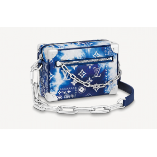 Louis Vuitton MINI MĚKKÝ KUFR M20557 Modrá