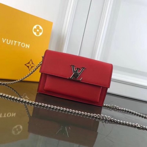 Řetízek Louis Vuitton MYLOCKME BB CHAIN LOUISE M63471 červená