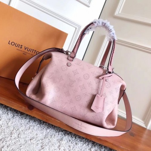 Kožená kabelka Louis Vuitton Mahina ASTERIA M54672 růžová
