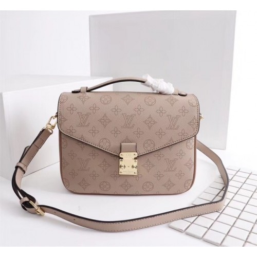 Louis Vuitton Mahina Leather METIS POCKET M40780 meruňková