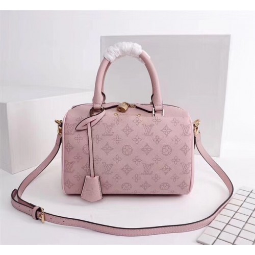 Louis Vuitton Mahina Leather SPEEDY BANDOILER 30 M40431 růžová