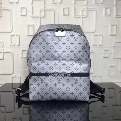 Plátěný batoh Louis Vuitton Monogram M43849 stříbrný