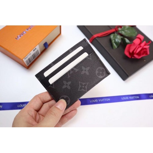 Pouzdro na karty Louis Vuitton Monogram Canvas M61733 černé