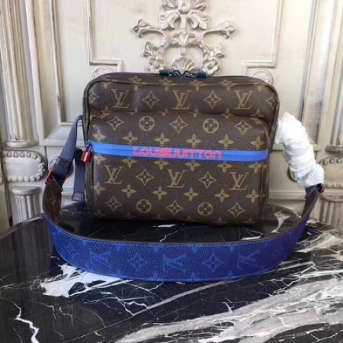 Plátěná taška Louis Vuitton Monogram MESSNGER 43845 Hnědá