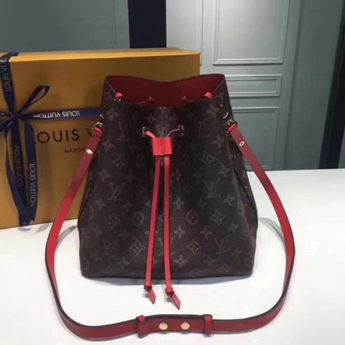 Louis Vuitton Monogram Canvas NEONOE M44022 Červená
