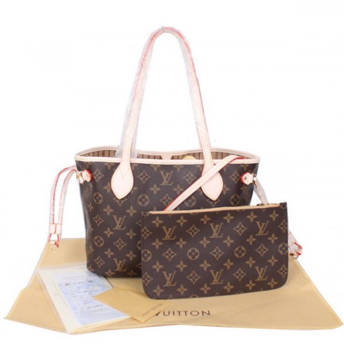 Kabelka Louis Vuitton Monogram Canvas Neverfull PM M41000 béžová