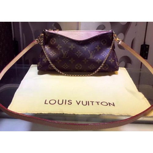 Plátěná kabelka Louis Vuitton Monogram PALLAS CLUTCH M41733 s motivem máku