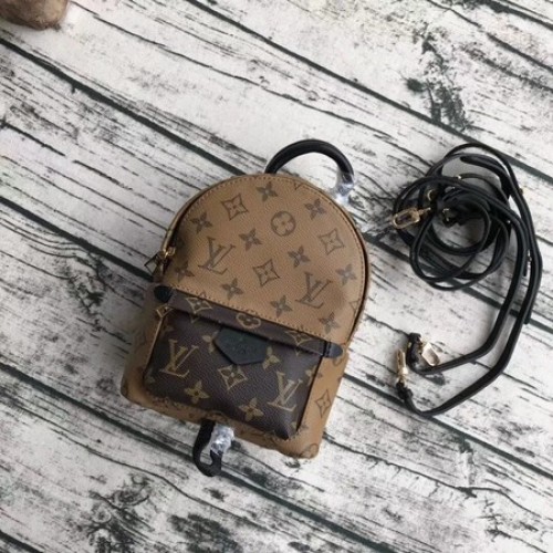 Plátěný batoh Louis Vuitton Monogram Palm Springs MINI M42411