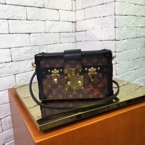 Louis Vuitton Monogram Canvas PETITE MALLE M44199 Černá