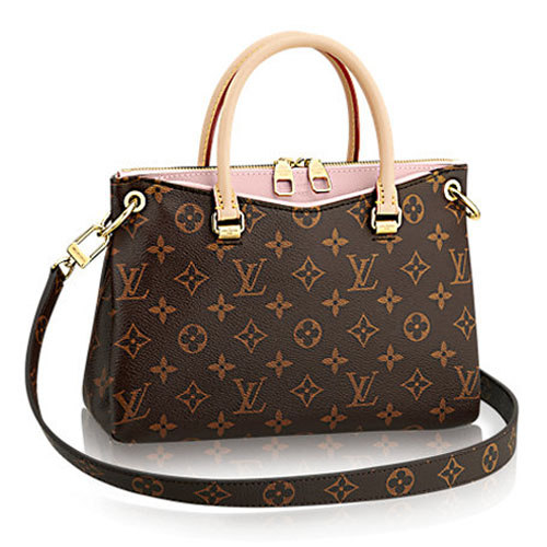 Plátěná taška Louis Vuitton Monogram Pallas BB M40464 Rose Ballerine