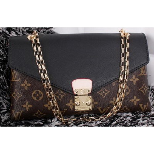 Louis Vuitton Monogram Canvas Pallas Chain Aurore Bag M41200 Černá