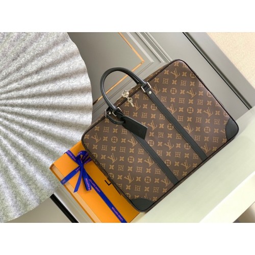 Monogram Louis Vuitton Canvas Porte-Documents Voyage M40225