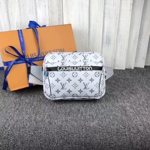 Ledvinka Louis Vuitton Monogram Canvas SAC CEINTRE PM M42828 stříbrná